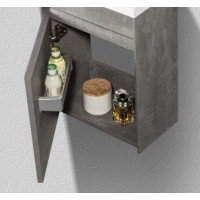 Тумба под раковину BelBagno Pietra Mini PIETRA MINI-460-1A-SO-SCM-L/R 46 см, серый (Stucco Cemento)