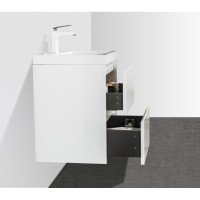 Тумба под раковину BelBagno Pietra Mini PIETRA MINI-500-2C-SO-BL 50 см, белый глянцевый ( Bianco Lucido)