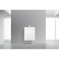 Тумба под раковину BelBagno Pietra Mini PIETRA MINI-500-2C-SO-BL 50 см, белый глянцевый ( Bianco Lucido)