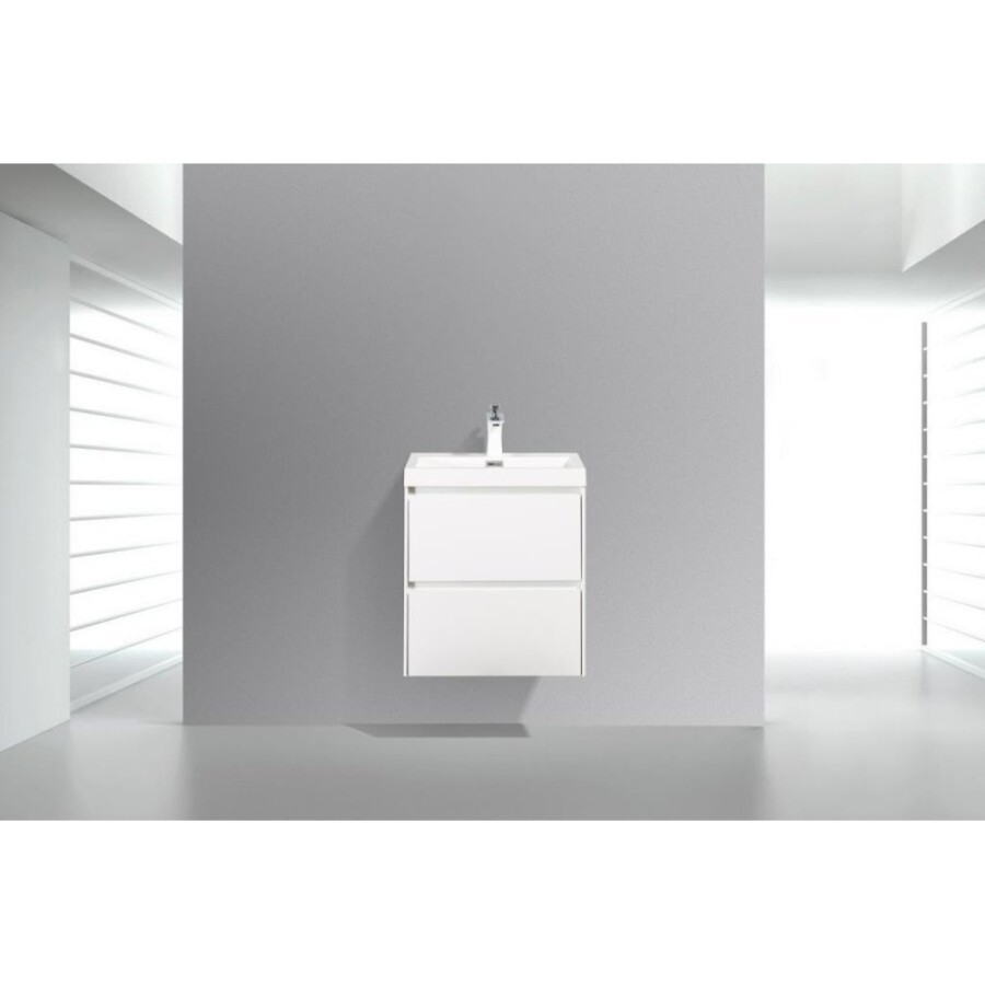 Тумба под раковину BelBagno Pietra Mini PIETRA MINI-500-2C-SO-BL 50 см, белый глянцевый ( Bianco Lucido)