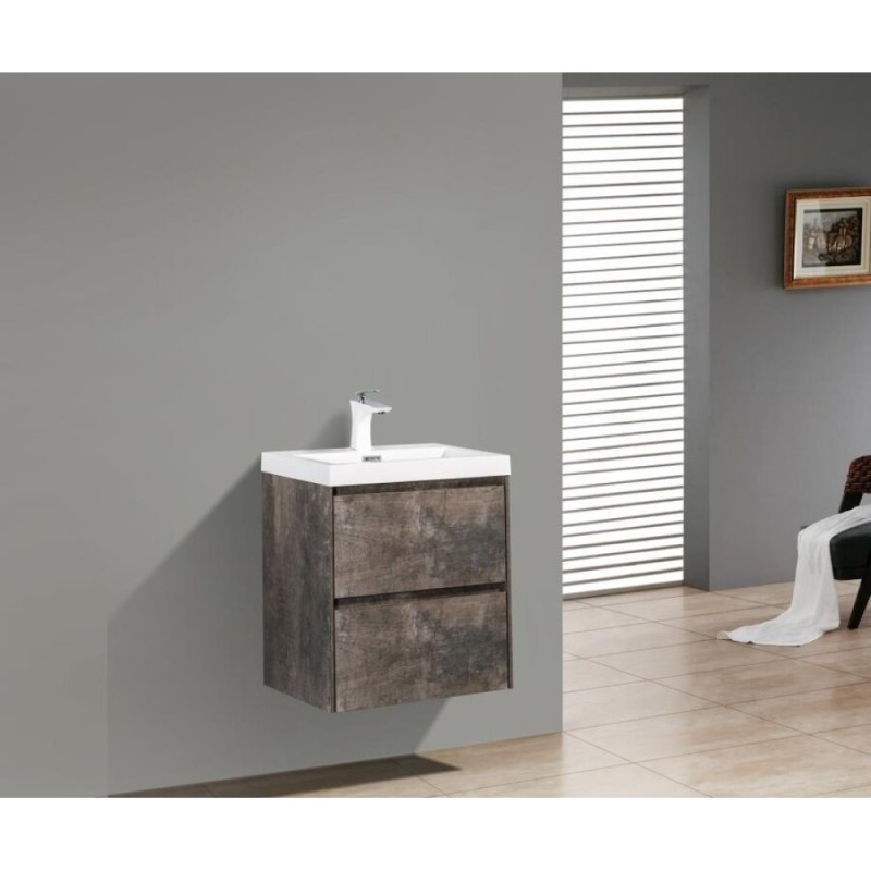 Тумба под раковину BelBagno Pietra Mini PIETRA MINI-500-2C-SO-PT 50 см, коричневый (Stone)