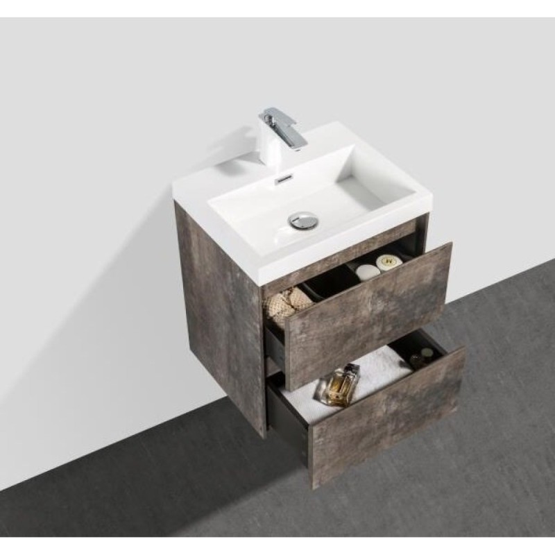 Тумба под раковину BelBagno Pietra Mini PIETRA MINI-500-2C-SO-PT 50 см, коричневый (Stone)