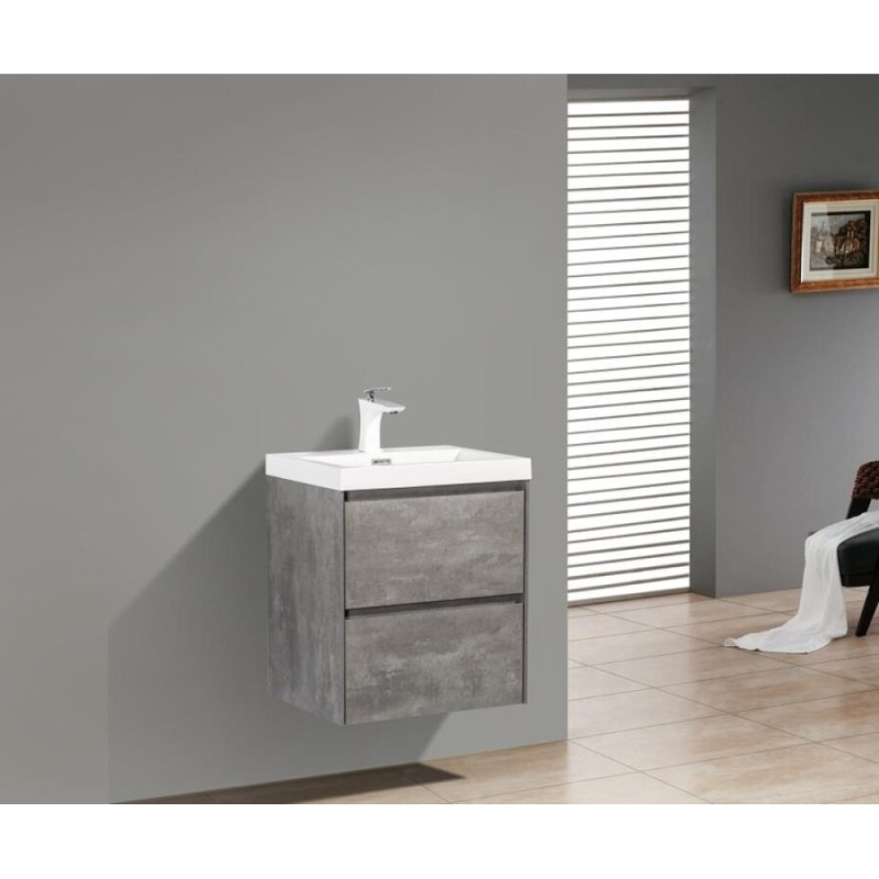 Тумба под раковину BelBagno Pietra Mini PIETRA MINI-500-2C-SO-SCM 50 см, серый (Stucco Cemento)