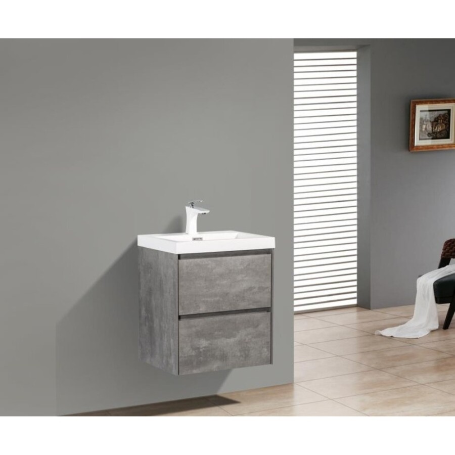 Тумба под раковину BelBagno Pietra Mini PIETRA MINI-500-2C-SO-SCM 50 см, серый (Stucco Cemento)