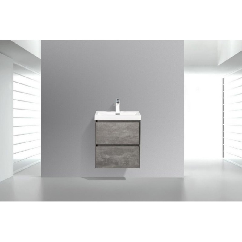 Тумба под раковину BelBagno Pietra Mini PIETRA MINI-500-2C-SO-SCM 50 см, серый (Stucco Cemento)
