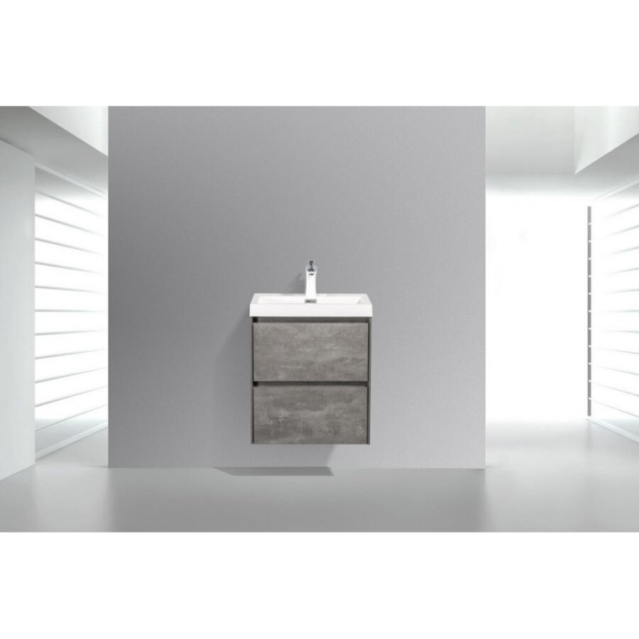 Тумба под раковину BelBagno Pietra Mini PIETRA MINI-500-2C-SO-SCM 50 см, серый (Stucco Cemento)