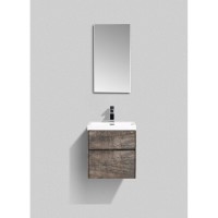 Тумба под раковину BelBagno Pietra Mini PIETRA MINI-500AS-2C-SO-PT 50 см, коричневый (Stone)