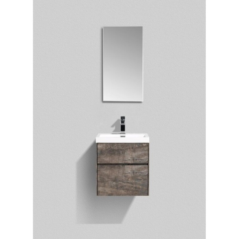 Тумба под раковину BelBagno Pietra Mini PIETRA MINI-500AS-2C-SO-PT 50 см, коричневый (Stone)