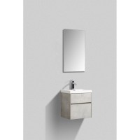 Тумба под раковину BelBagno Pietra Mini PIETRA MINI-500AS-2C-SO-SCM 50 см, серый (Stucco Cemento)