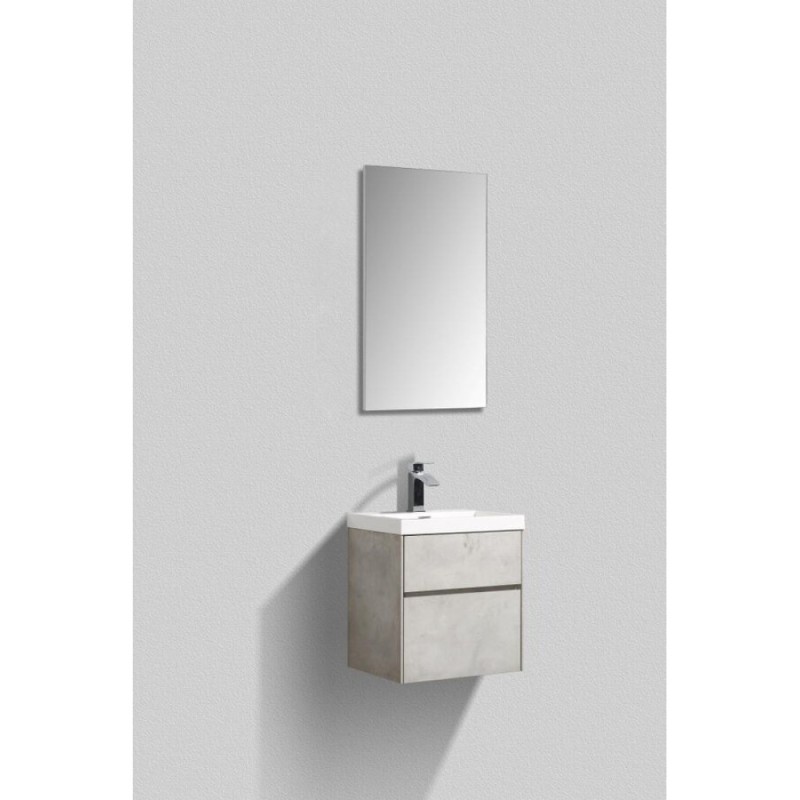 Тумба под раковину BelBagno Pietra Mini PIETRA MINI-500AS-2C-SO-SCM 50 см, серый (Stucco Cemento)
