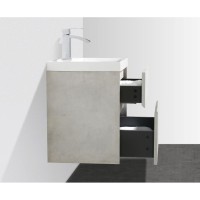 Тумба под раковину BelBagno Pietra Mini PIETRA MINI-500AS-2C-SO-SCM 50 см, серый (Stucco Cemento)