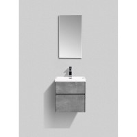 Тумба под раковину BelBagno Pietra Mini PIETRA MINI-500AS-2C-SO-SCM 50 см, серый (Stucco Cemento)