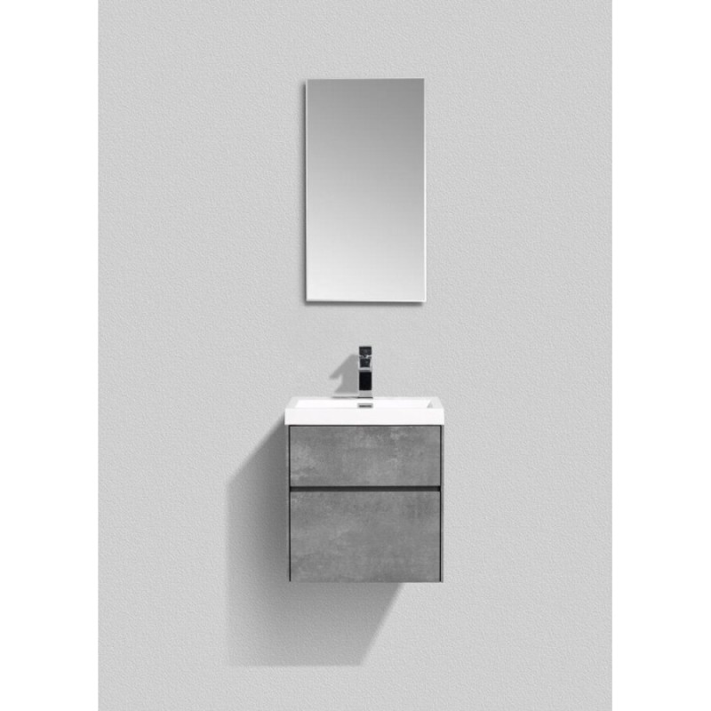 Тумба под раковину BelBagno Pietra Mini PIETRA MINI-500AS-2C-SO-SCM 50 см, серый (Stucco Cemento)