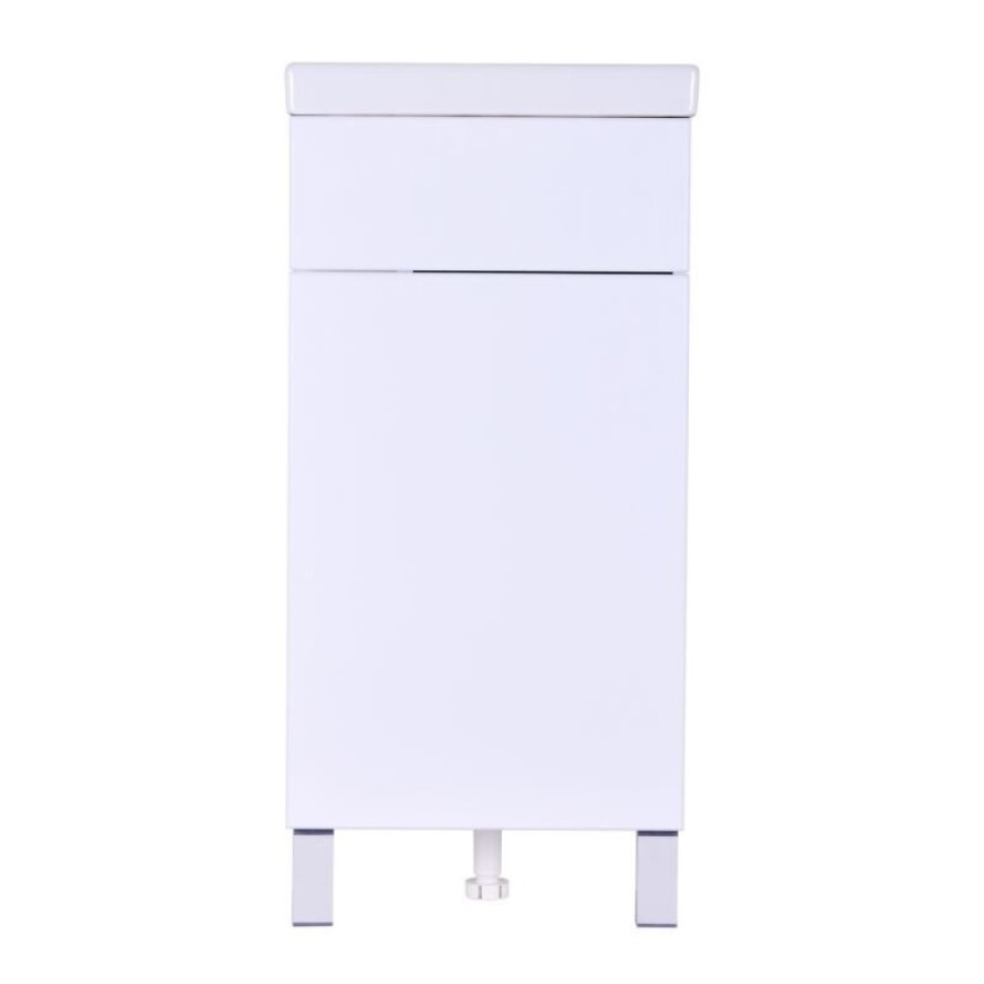 Тумба с раковиной Orange Мини, 40 см, напольная, белый, Smart Pack, Mini2-40TUW+Ra