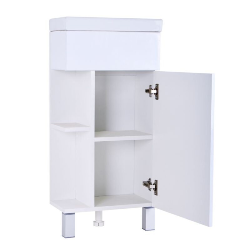 Тумба с раковиной Orange Мини, 40 см, напольная, белый, Smart Pack, Mini2-40TUW+Ra