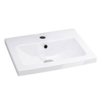 Тумба с раковиной Iddis Mirro MIR50W0i95K 50 см подвесная, белая/дерево