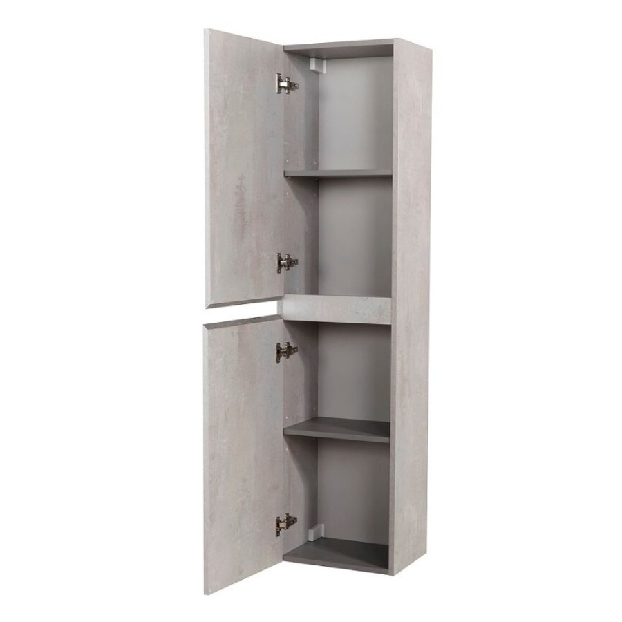 Пенал Cezares Molveno-1600-2A-SC-BET, 40 см, подвесной, beton