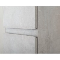 Пенал Cezares Molveno-1600-2A-SC-BET, 40 см, подвесной, beton