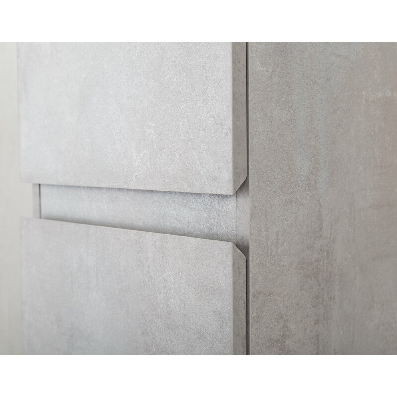 Пенал Cezares Molveno-1600-2A-SC-BET, 40 см, подвесной, beton