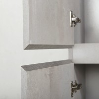 Пенал Cezares Molveno-1600-2A-SC-BET, 40 см, подвесной, beton