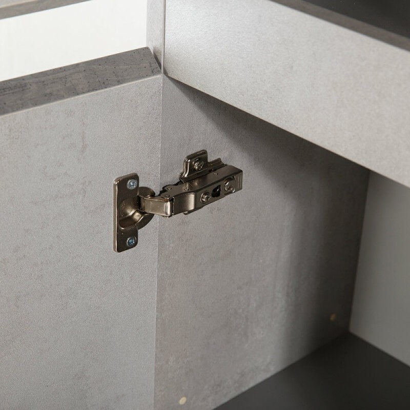 Пенал Cezares Molveno-1600-2A-SC-BET, 40 см, подвесной, beton