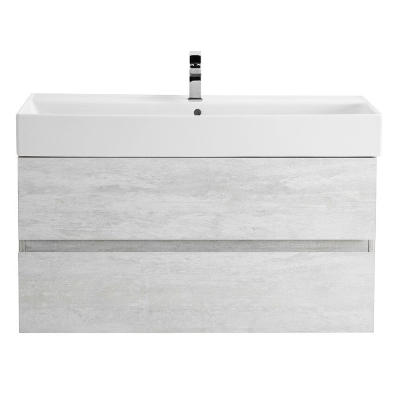 Тумба под раковину Cezares Molveno 46-100-2C-SO-LB, 100 см, подвесная, legno bianco