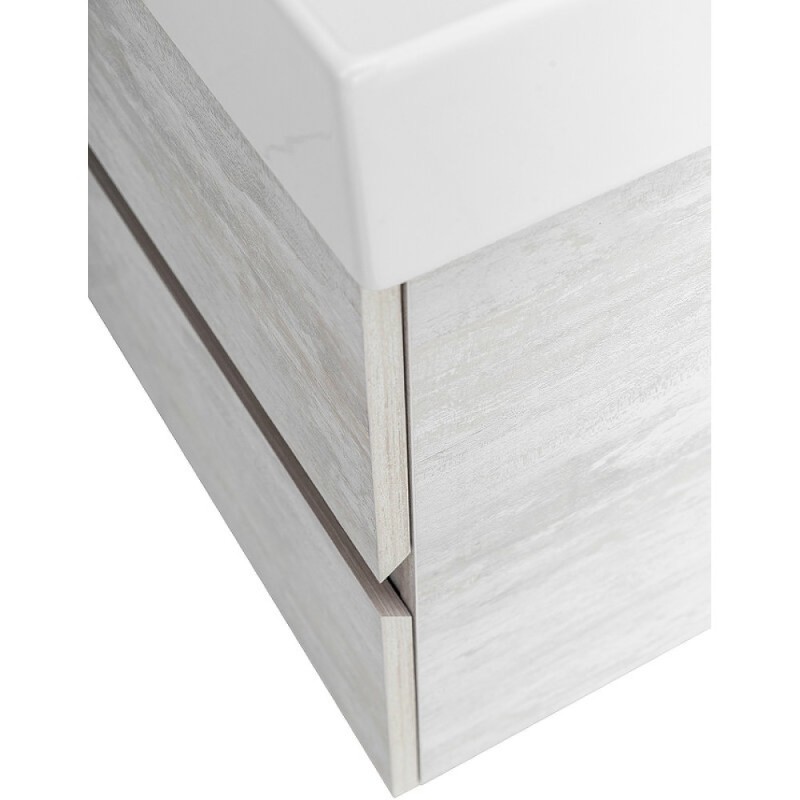 Тумба под раковину Cezares Molveno 46-100-2C-SO-LB, 100 см, подвесная, legno bianco