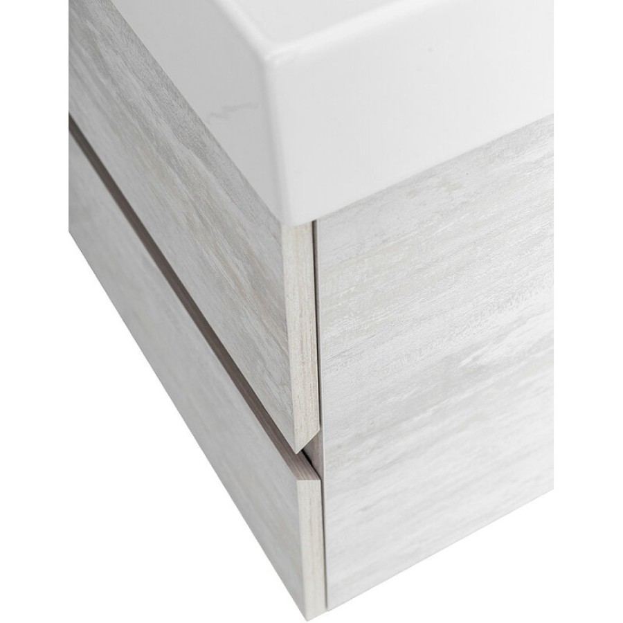 Тумба под раковину Cezares Molveno 46-100-2C-SO-LB, 100 см, подвесная, legno bianco
