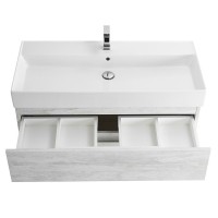Тумба под раковину Cezares Molveno 46-100-2C-SO-LB, 100 см, подвесная, legno bianco