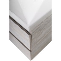 Тумба под раковину Cezares Molveno-80-2C-SO-LB, 80 см, подвесная, legno bianco