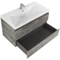 Тумба под раковину Cezares Molveno-80-2C-SO-LG, 80 см, подвесная, legno grigio