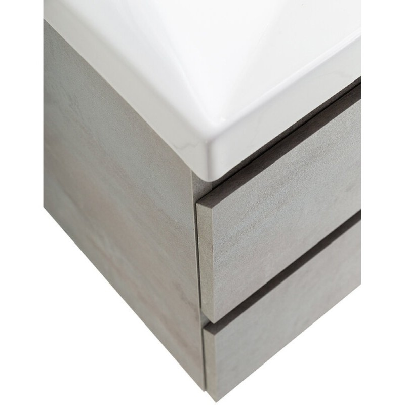 Тумба под раковину Cezares Molveno-90-2C-SO-BET, 90 см, подвесная, beton