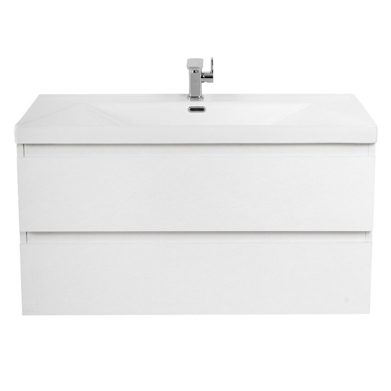 Тумба под раковину Cezares Molveno-90-2C-SO-BG, 90 см, подвесная, bianco ghiaccio