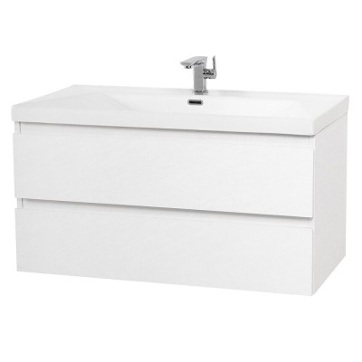 Тумба под раковину Cezares Molveno-90-2C-SO-BG, 90 см, подвесная, bianco ghiaccio