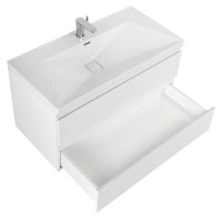Тумба под раковину Cezares Molveno-90-2C-SO-BG, 90 см, подвесная, bianco ghiaccio
