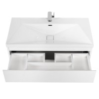 Тумба под раковину Cezares Molveno-90-2C-SO-BG, 90 см, подвесная, bianco ghiaccio