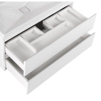Тумба под раковину Cezares Molveno-90-2C-SO-BG, 90 см, подвесная, bianco ghiaccio