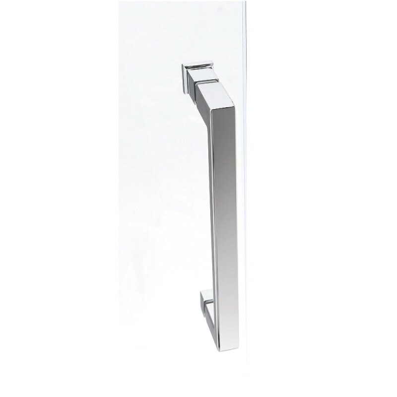Душевой уголок Cezares MOLVENO-AH-11-150/100-C-Cr-IV, 150 x 100 см, стекло прозрачное, профиль хром