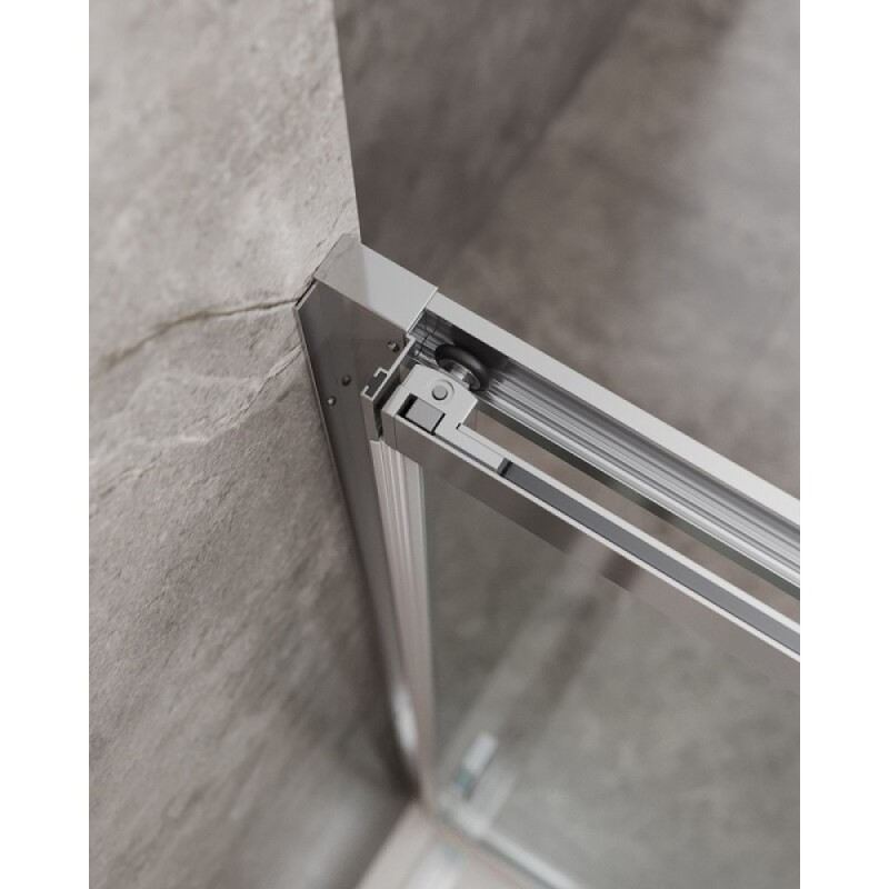 Душевой уголок Cezares Molveno-AHF-31-100/80-C-CR-IV, 100 x 80 см, стекло прозрачное, профиль хром