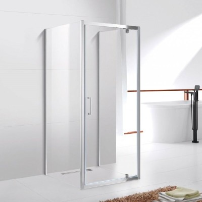 Душевой уголок Cezares MOLVENO-BA2-100/80-C-Cr-IV, 100 х 80 см, стекло прозрачное, профиль хром