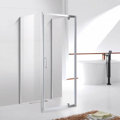 Душевой уголок Cezares MOLVENO-BA2-80/80-C-Cr-IV, 80 х 80 см, стекло прозрачное, профиль хром