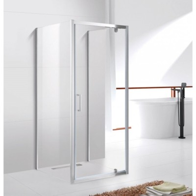 Душевой уголок Cezares MOLVENO-BA2-90/90-C-Cr-IV, 90 х 90 см, стекло прозрачное, профиль хром