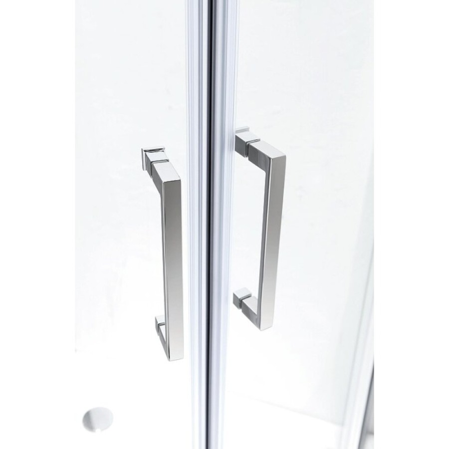Душевая дверь Cezares Molveno-BF-2-180-P-Cr, 180 см, стекло Punto, профиль хром