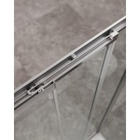 Душевая дверь Cezares Molveno-BF-3-120-C-Cr-IV, 120 см, стекло прозрачное, профиль хром