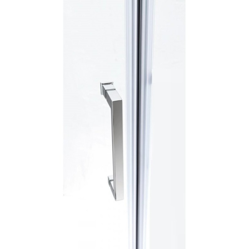 Душевой уголок Cezares Molveno-R-11-100+30-P-Cr, 130 x 130 см, стекло рифленое Punto, профиль хром