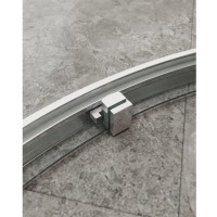 Душевой уголок Cezares MOLVENO-RH-1-120/100-C-Cr-IV, 120 х 100 см, стекло прозрачное, профиль хром