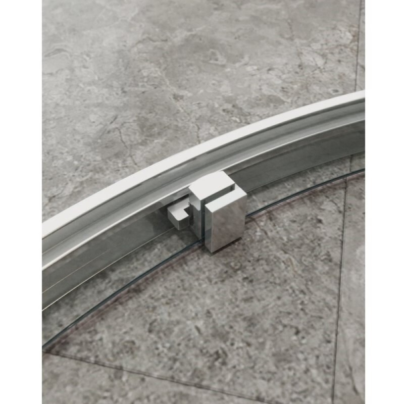 Душевой уголок Cezares MOLVENO-RH-1-120/100-C-Cr-IV, 120 х 100 см, стекло прозрачное, профиль хром