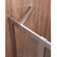 Душевой уголок Cezares MOLVENO-RH-1-120/100-C-Cr-IV, 120 х 100 см, стекло прозрачное, профиль хром