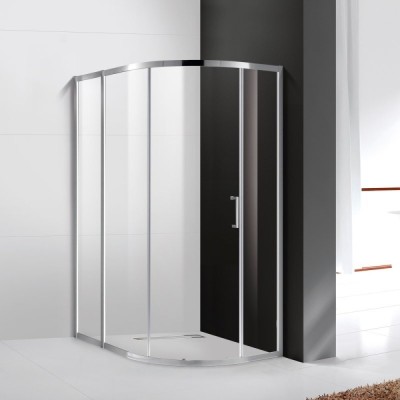 Душевой уголок Cezares MOLVENO-RH-1-120/90-C-Cr-IV, 120 х 90 см, стекло прозрачное, профиль хром