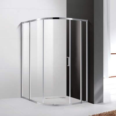 Душевой уголок Cezares Molveno-RH-11-130/120-C-Cr-IV, 130 x 120 см, стекло прозрачное антикальций, профиль хром